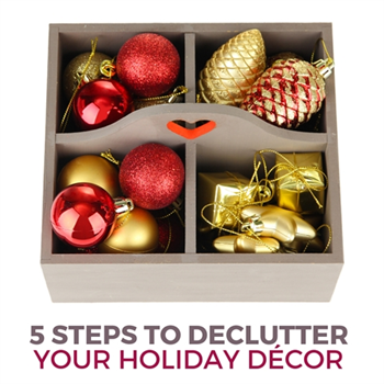 5 Steps to Declutter Your Holiday Decor 